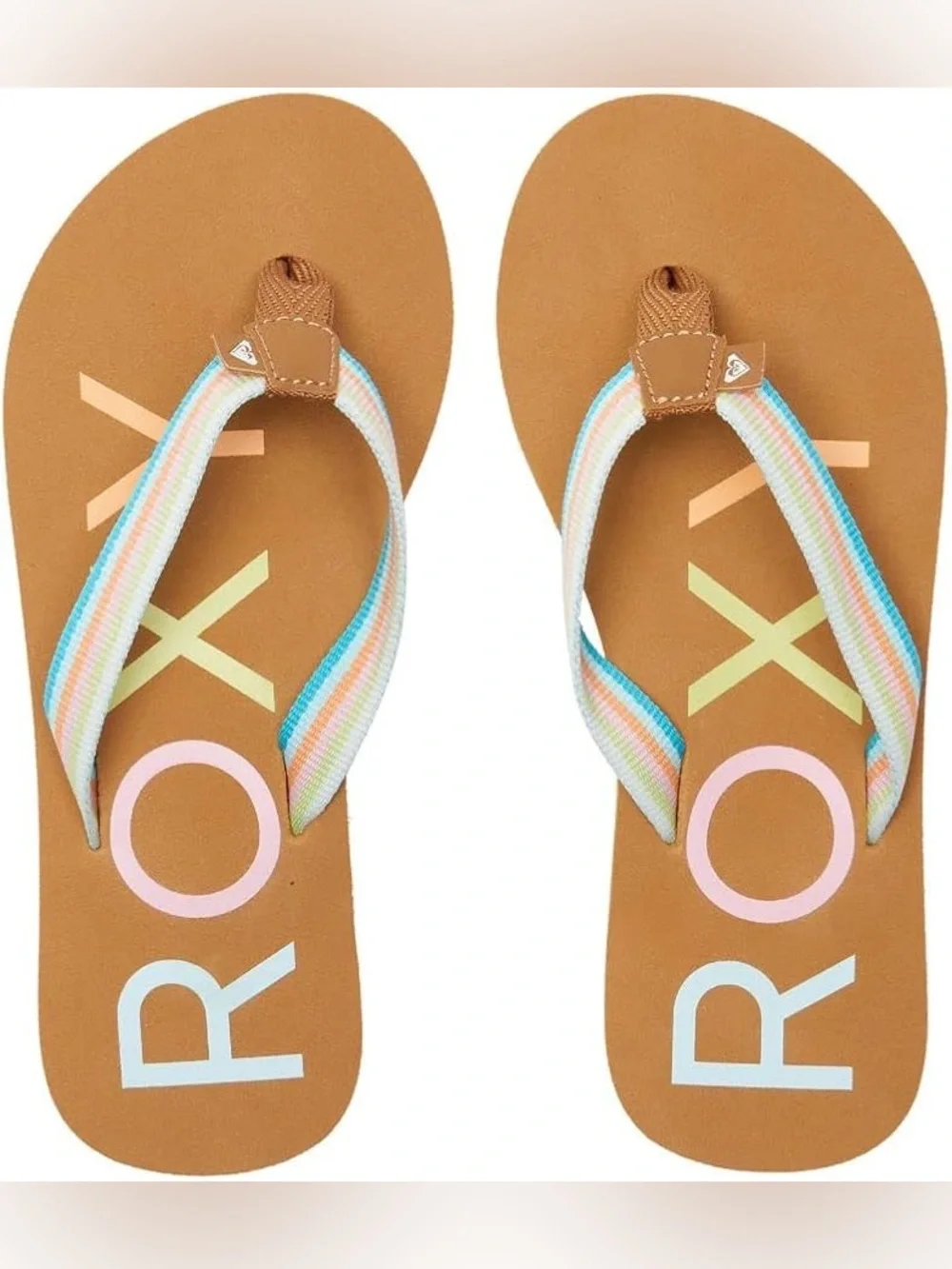New Roxy girl Colbee sport sandals flip flop kids size 11